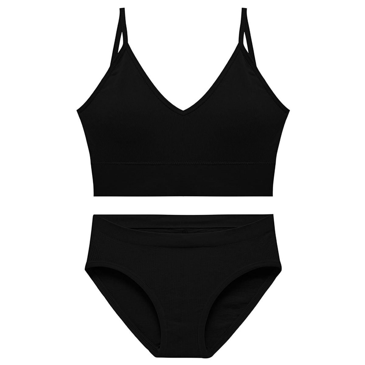 Bra Panties Seamless Outside Wearable Gathering Bra Panties