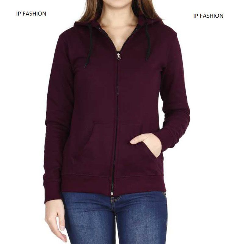 Zipper Hoodie For Women