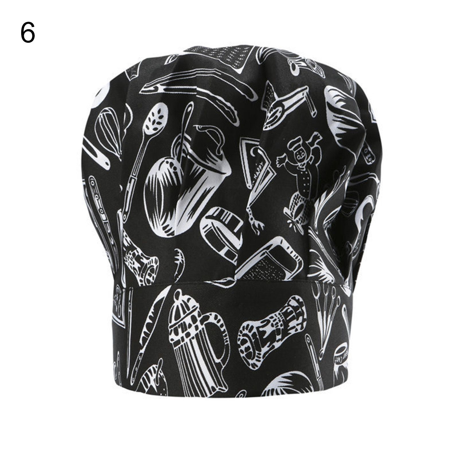 Cf Cap Solid Color Simple Delicate Waiter Hat