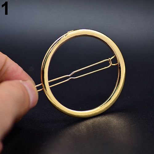 Women's Fashion Elegant Round Shape Hair Accessories Hair Clip Hairpin Jewelry