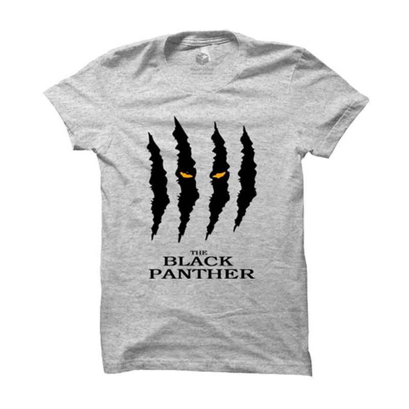 Gray Cotton Short Sleeves T-Shirt for Men