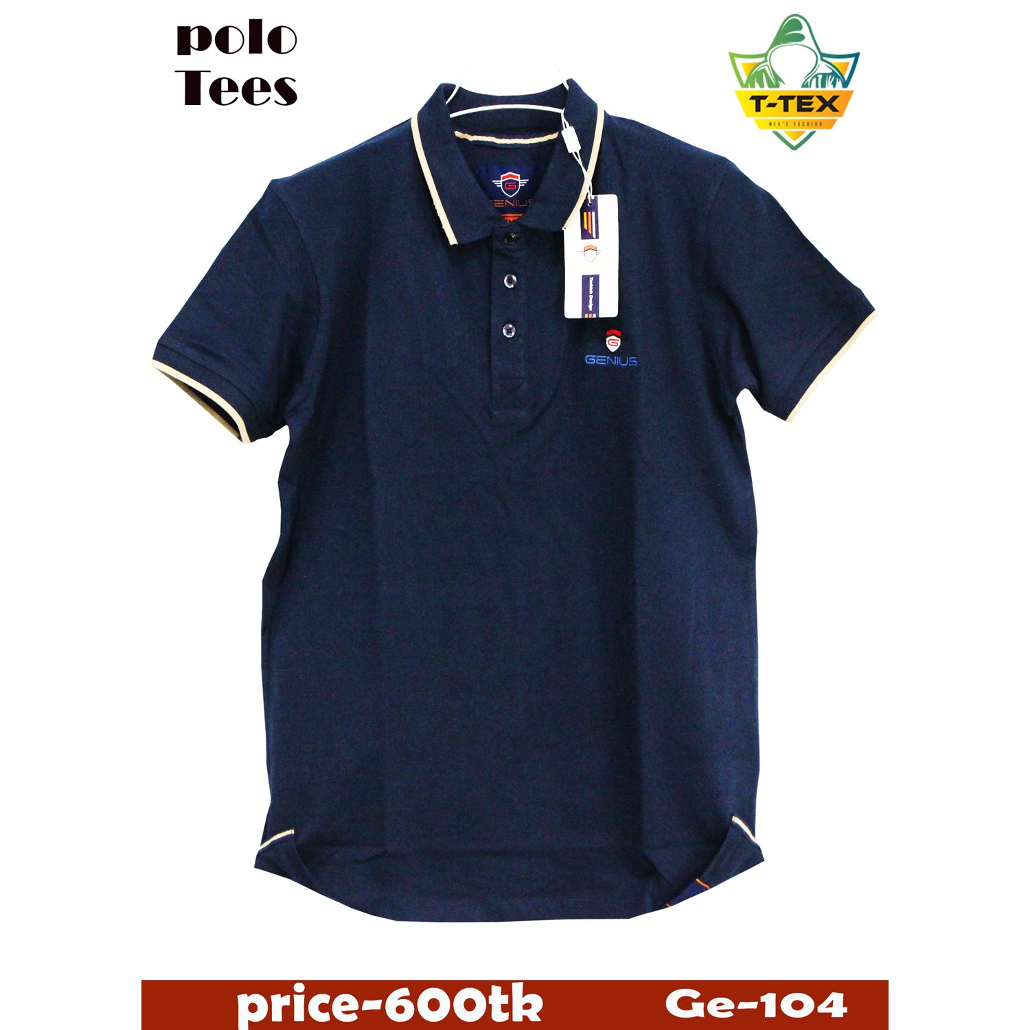 Genius Soft Cotton Men's Polo Shirt