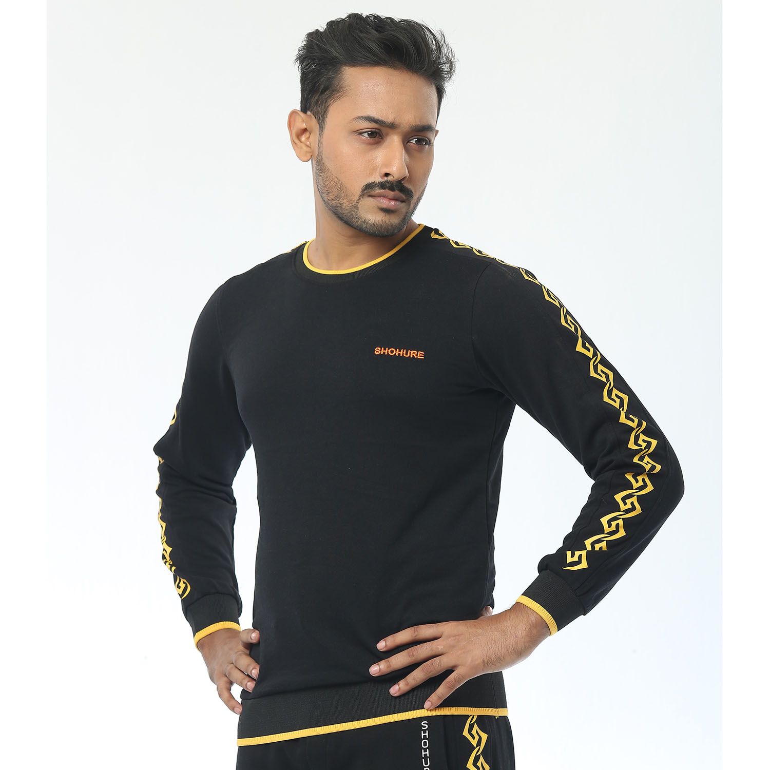 Winter Full sleeve Shohure Black color sweatshirt