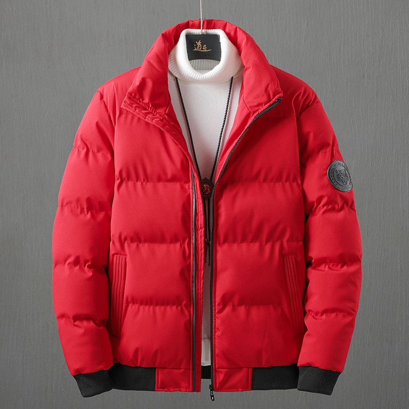 -30 Degree Winter Down Jacket Men Down Cotton Parkas Coat Mid-length Large Collar Male Thicken Coat Snow Overcoat Parkas