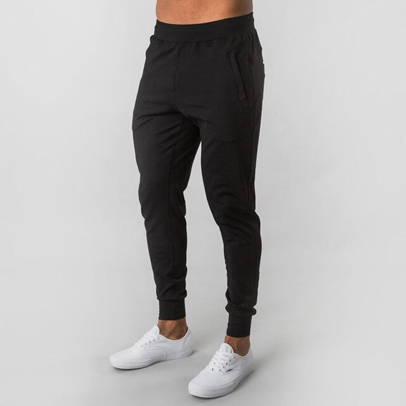 Style Mens Brand Jogger Sweatpants Man Gyms Workout Fitness Cotton Trousers Male Casual Fashion Skinny Track Pants
