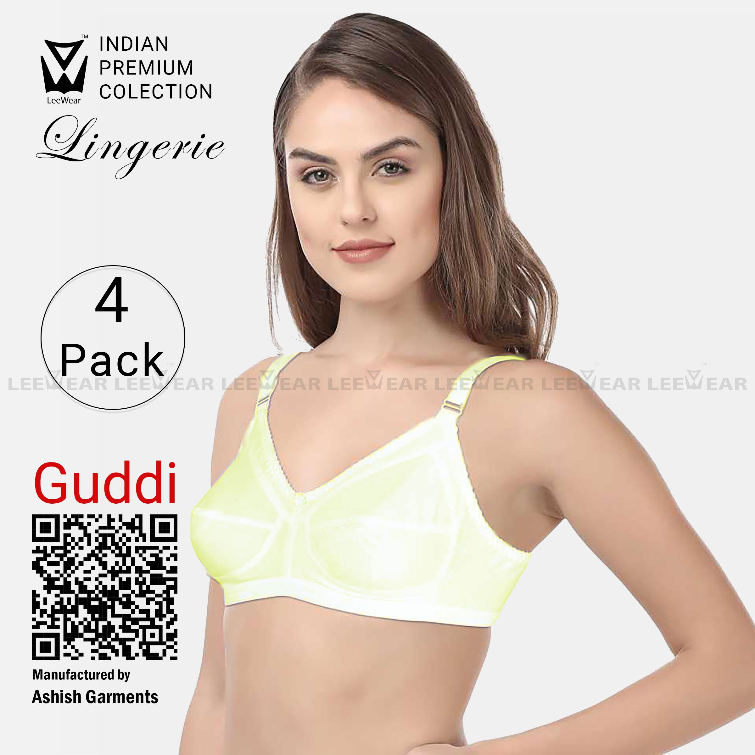 4 Pieces LeeWear Indian GUDDI Bra 02_04_01BR21132_Qty04