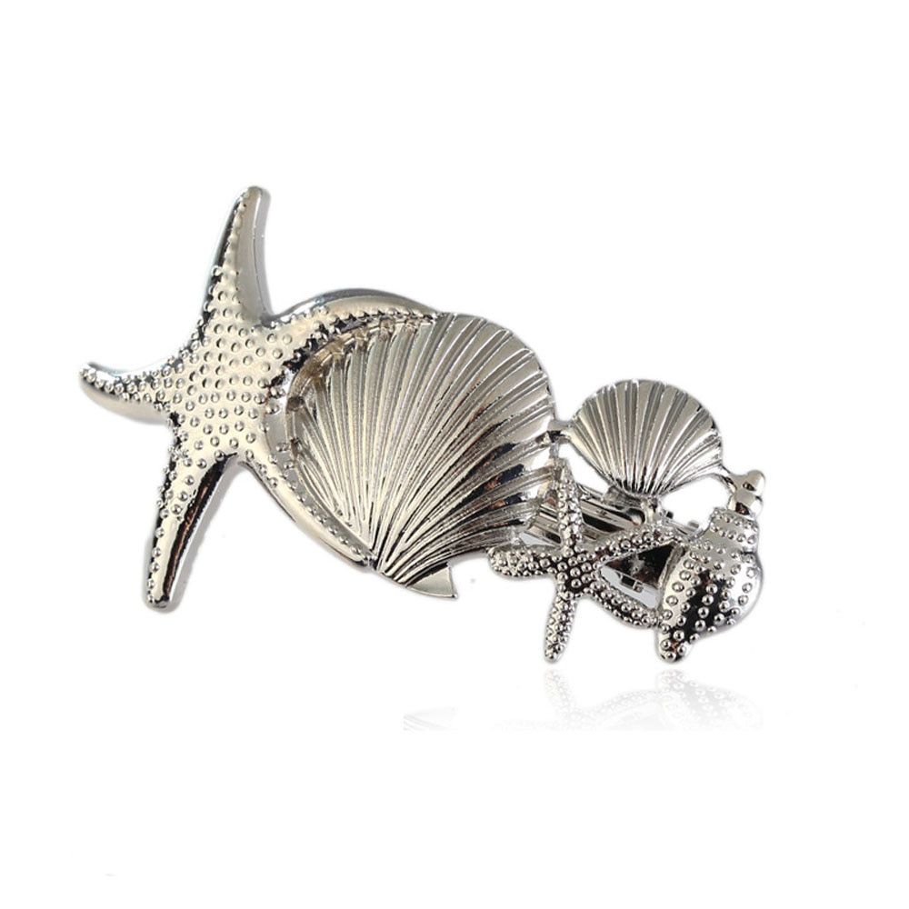 Korean Simple Metal Hair Clips For Women Hairpin Headwear Hair Barrette Ponytail Holder Girls Hair Accessories Female