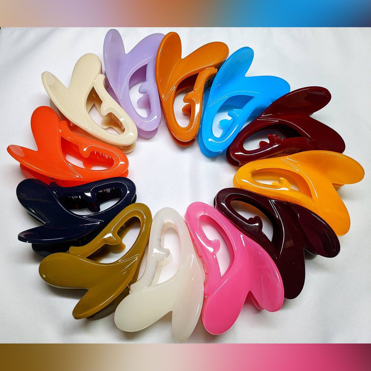 Multicolor Hair Clips/Kakra Band - Party Wear