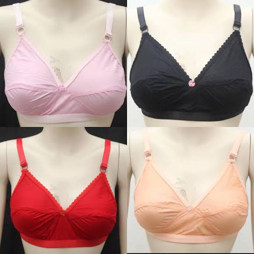 4 pieces cotton bra for Women