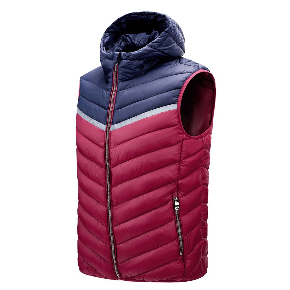 Men's Winter Casual Windproof Hood Patchwork Warm Parkas Jackets Coat Men Autumn Classic Outfits Thick Parka Jacket