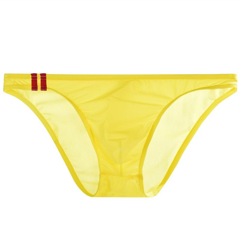 Sexy Men Transparent Ultra-thin Panties Mens Breathable See Through Briefs Male Mesh Summer Slip Underpants