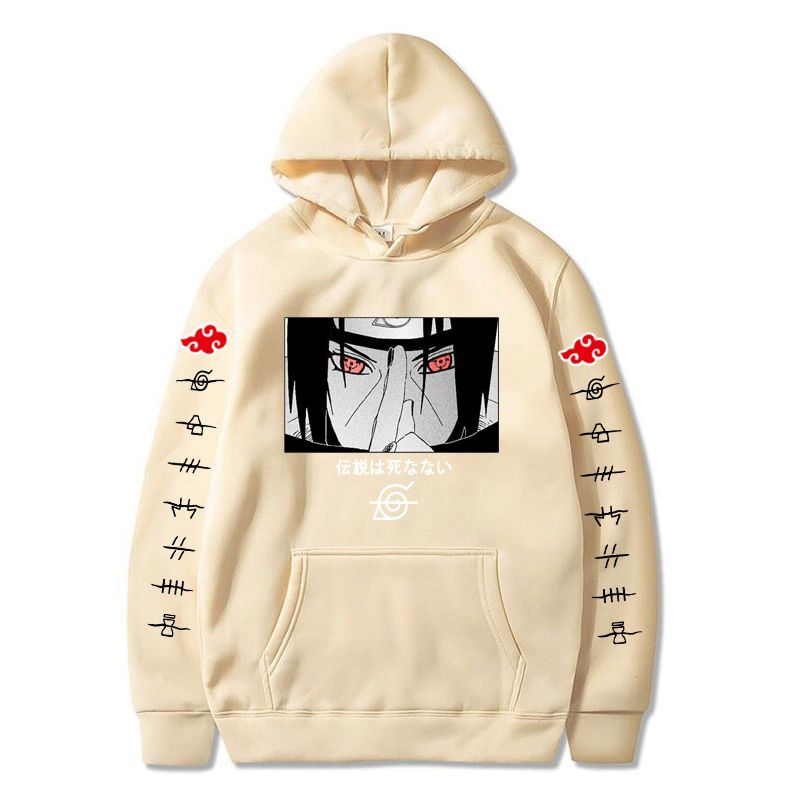 Fashion Hoodies Japanese Anime Streetwear itachi pullover Sweatshirt Men Casual Autumn Winter  Hop Hoodie pullover