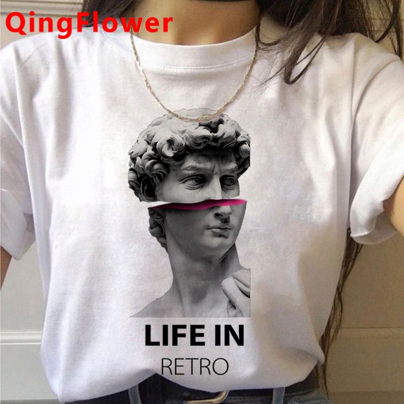Vaporwave Aesthetic clothes t-shirt men couple clothes print 2021 tshirt t shirt plus size streetwear