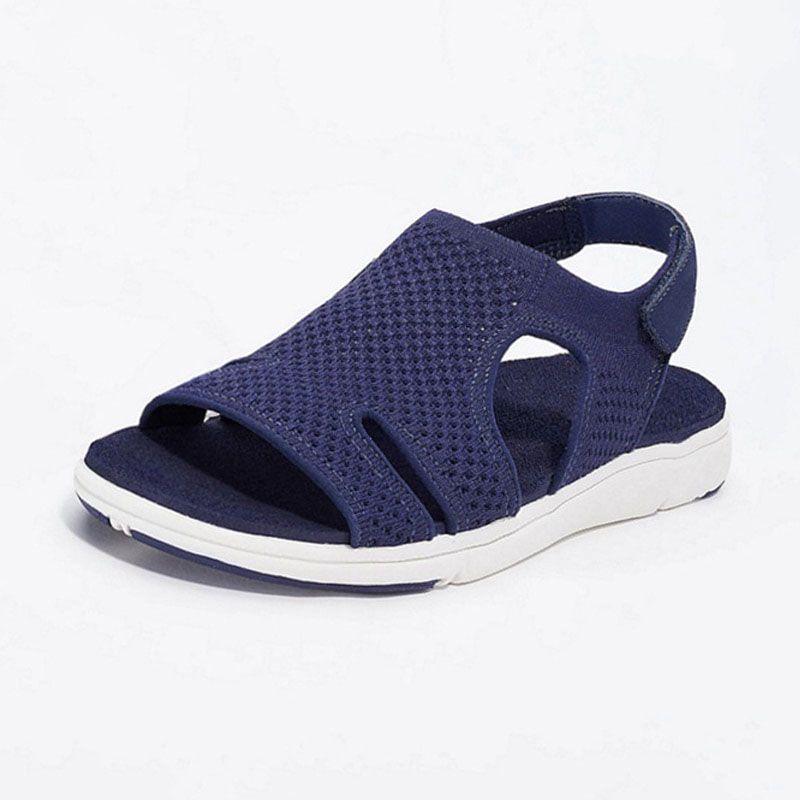 New Summer Women Sandals Shoes Crystal Casual Woman Flats Buckle Strap Ladies Beach Shoe Big Size