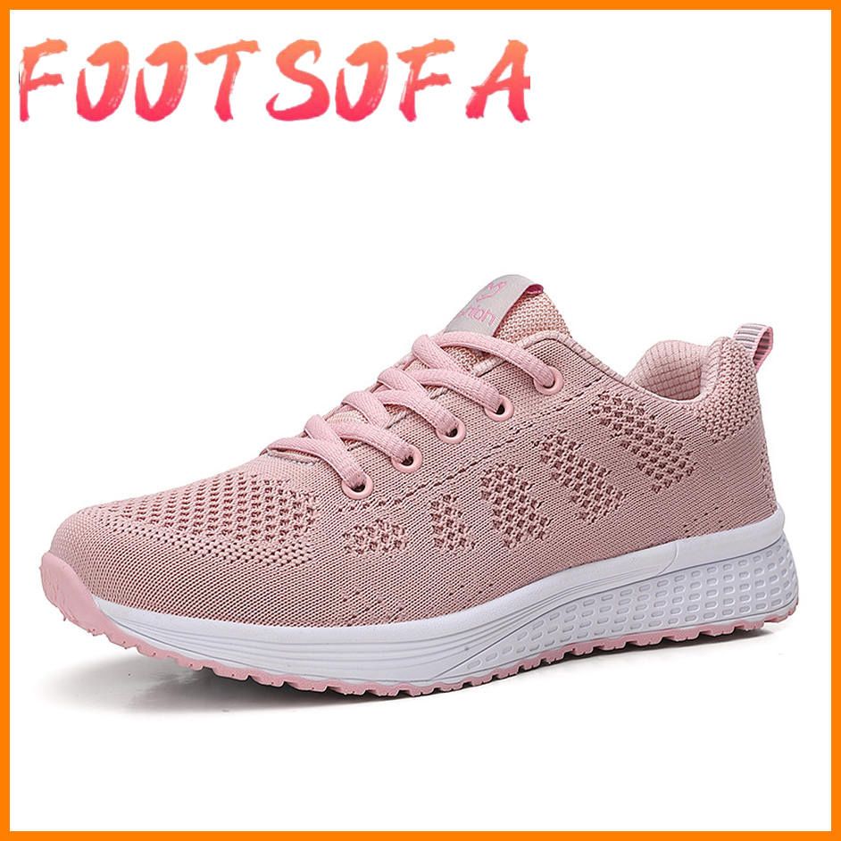Oversize Summer Wear-resistant Women's Shoes Running Shoes Woman Sports Shoes Sport Women Pink Sneakers Women Jogging B-479