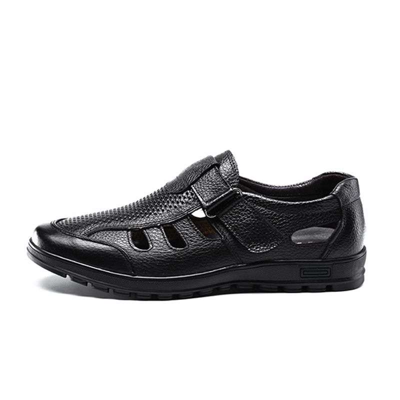 YWEEN Big Size Men Sandals Fashionable Leather Sandals Men Outdoor Casual Shoes Breathable Fisherman Shoes Men Beach Shoes