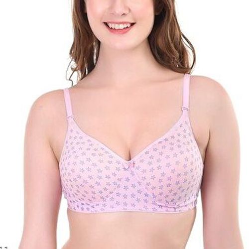 Stylish Women Bra Fabric Hosiery Print or Pattern Quirky Padding Non Padded