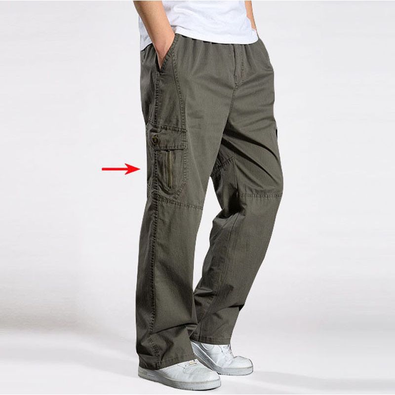 Men Harem tactical Pants Sagging cotton pants men Trousers plus size sporting Pant Mens Joggers Casual pants