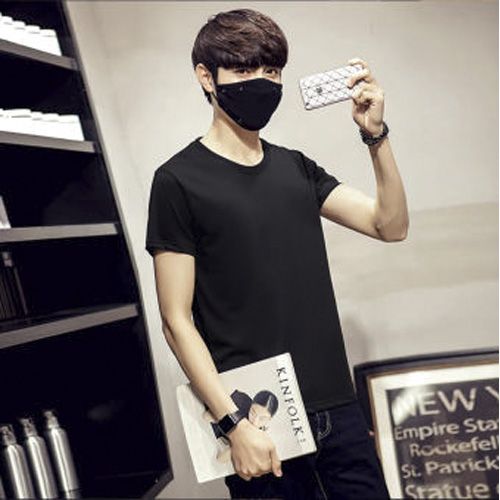 Solid Color Tshirt For Menz Fashion