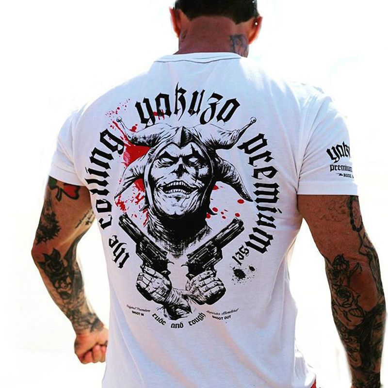 Men's short-sleeved T-shirt Bobber Motor Motorrad printed T-shirt fashionable and comfortable large summer new style