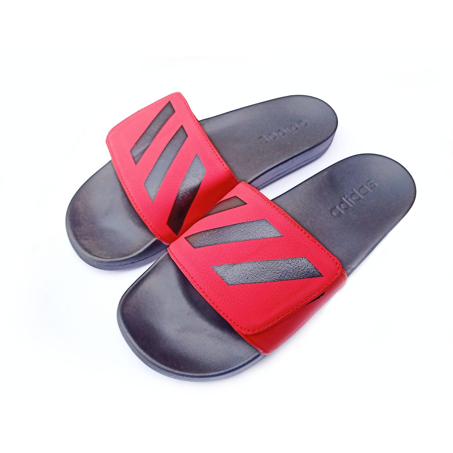 Super Stylish Rubber Slides for Men (Red)