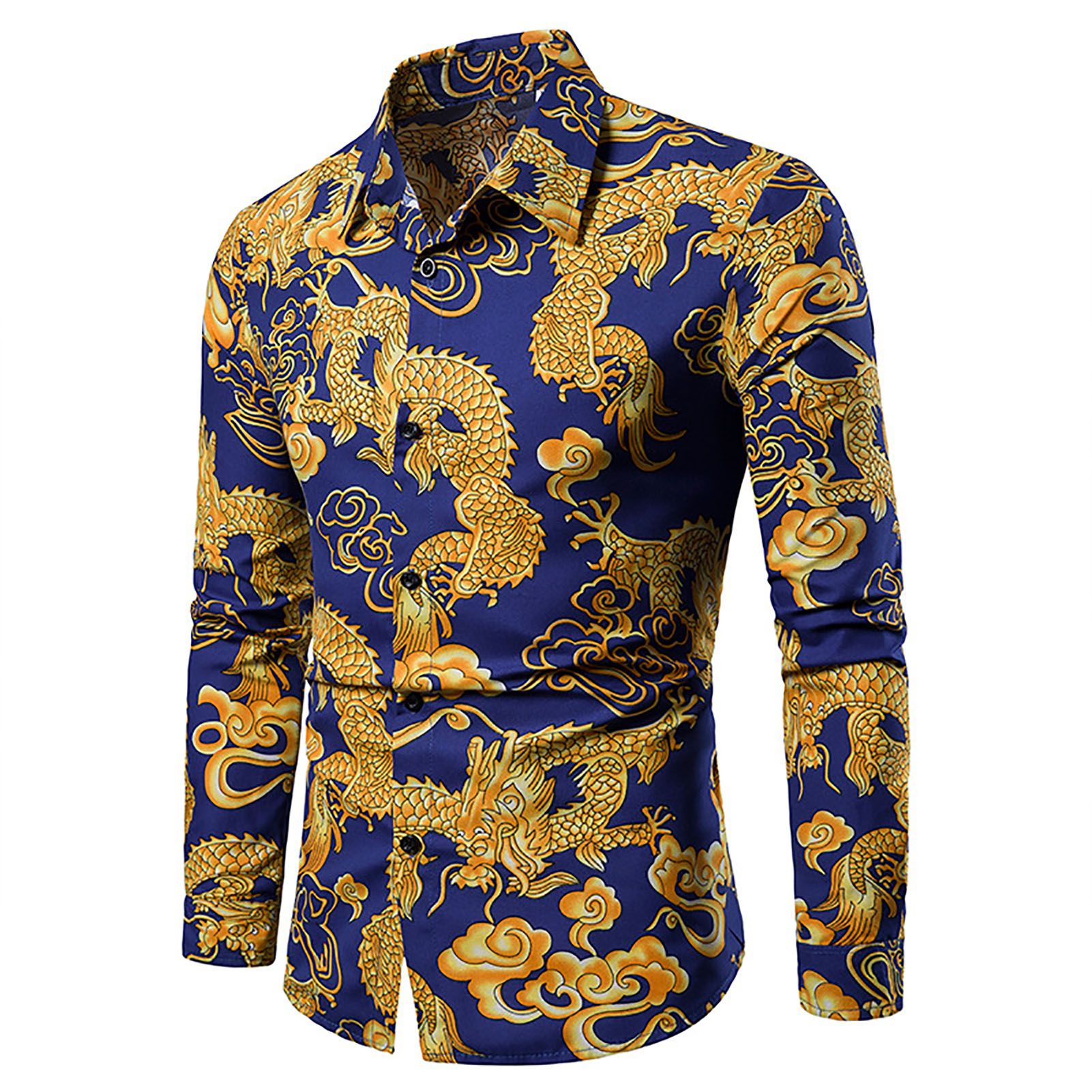 Shirt Chinese Style Casual Spring Shirt