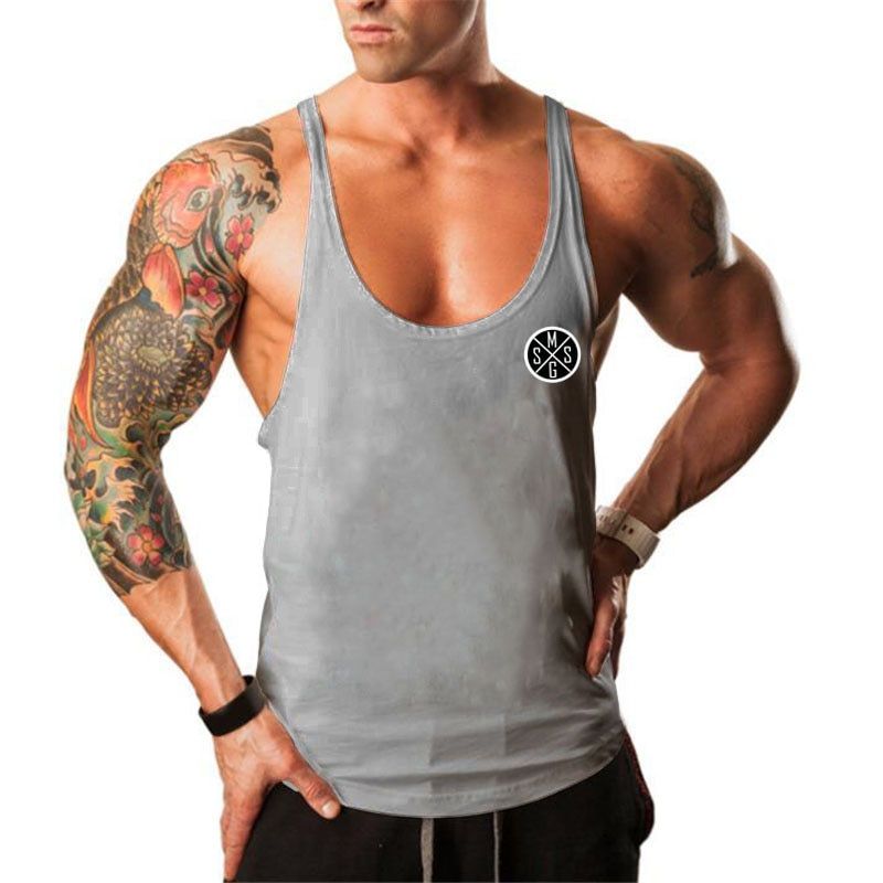 Workout Singlets Srtswear Shirt Brand Gym Mens TaTop Vest Muscle Sleeveless Stringer Clothing Bodybuilding Singlets Fitness
