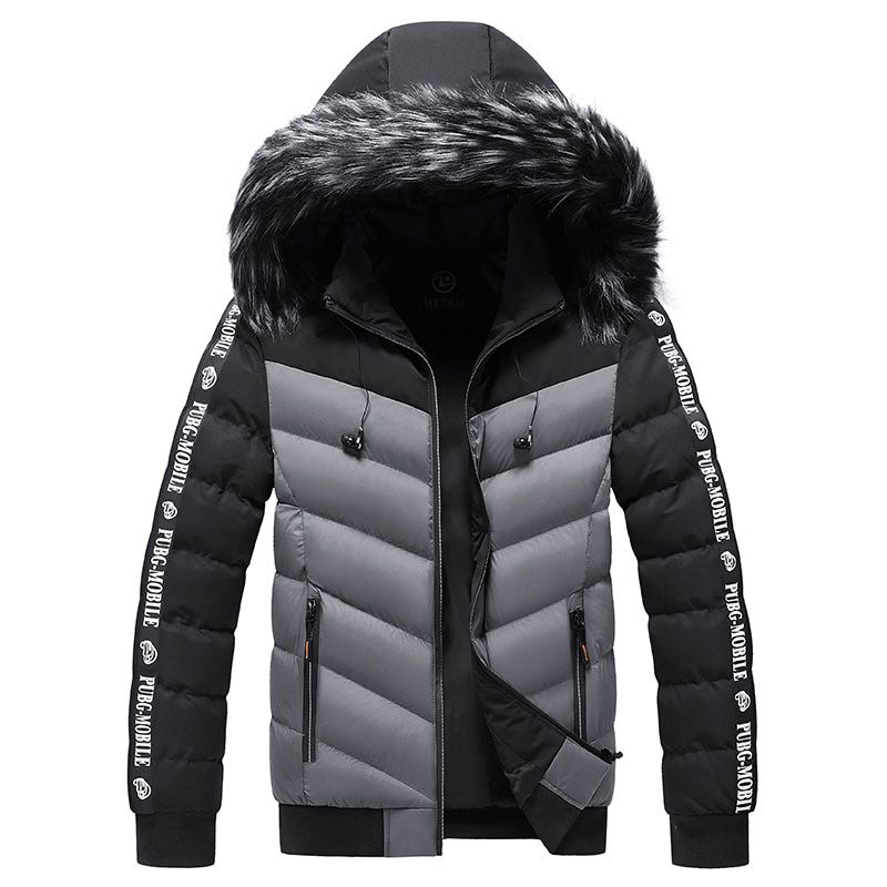 Winter Fashion Jacket Parker Men Autumn and Winter Warm Jacket Outdoor Men Jacket Casual Windbreaker Quilted Thick Jacket