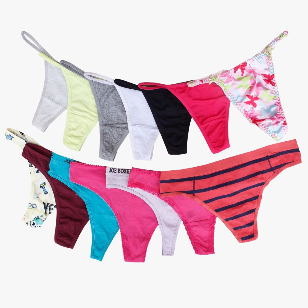Ladies Thong / Panties (6 pcs) - Soft Comfortable & Premium