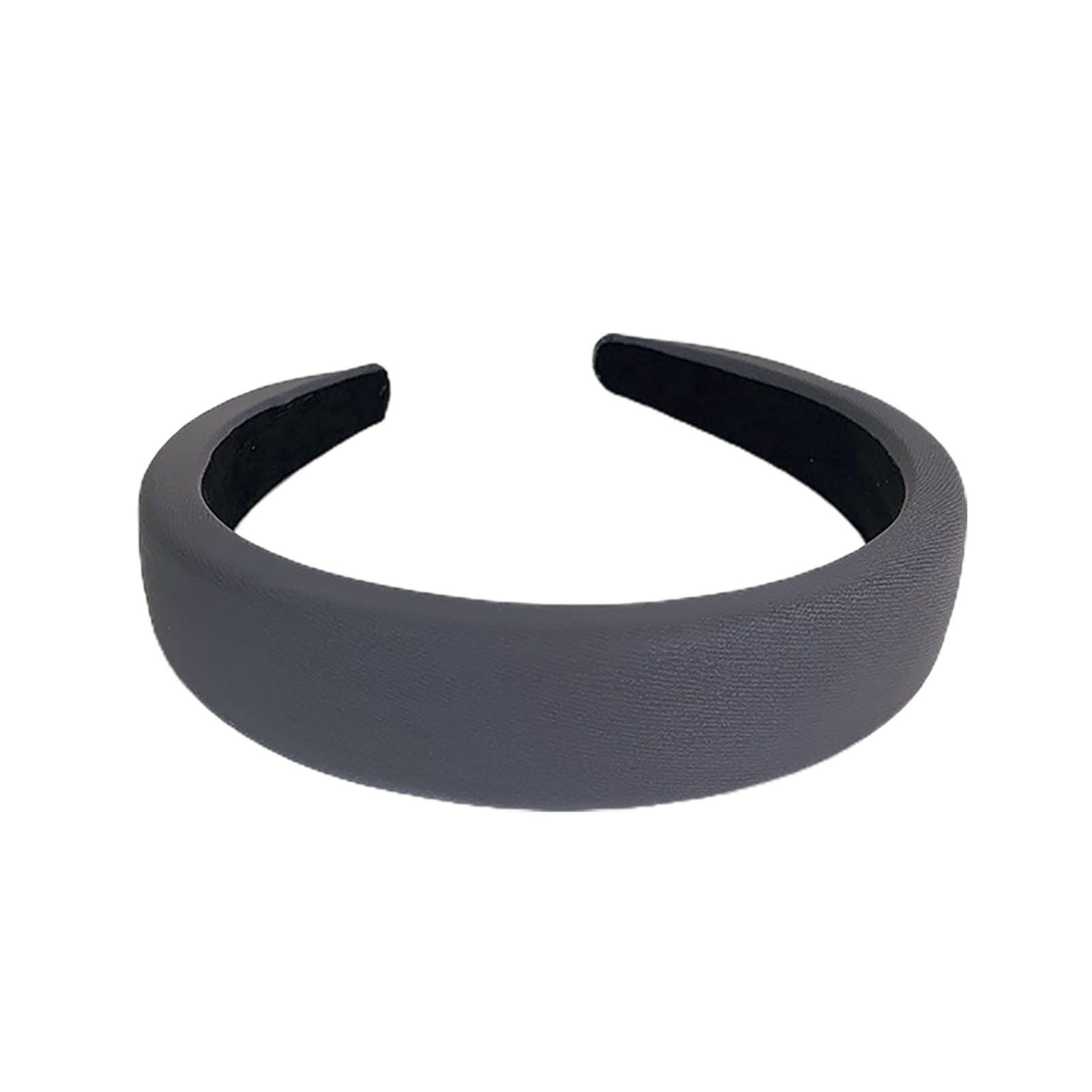 Hairband Lightweight Solid Color Wide Height Headbandened