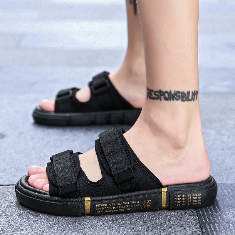 Roman Gladiator Sandals Men Outdoor Flip Flops Men Comfortable Light Breathable Sandals Men Women Canvas Sandals Non-slip Soft Flip Flops Men Women Size 36-45