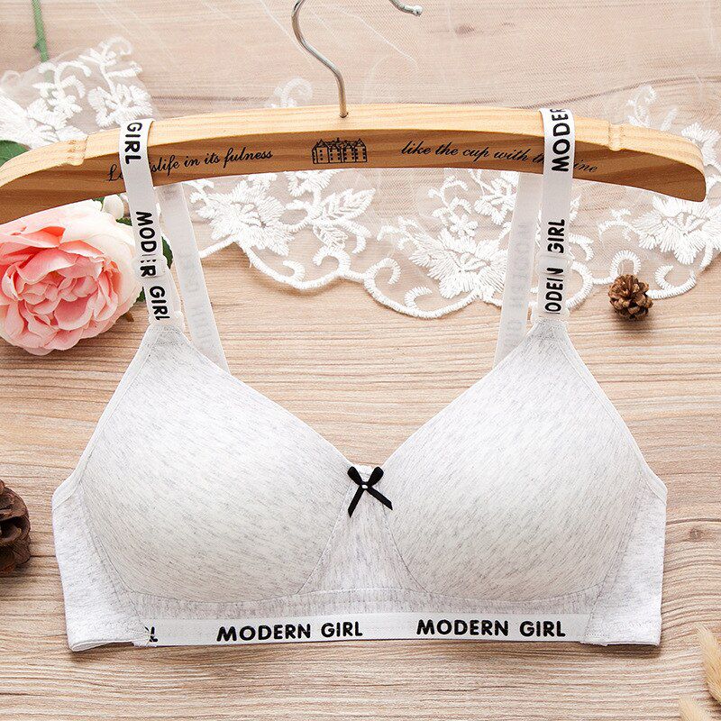 Letter Straps Women Bra  Lingerie Push Up Bra Seamless Wire Free Bra Bralette Adjustable Comfort Underwear