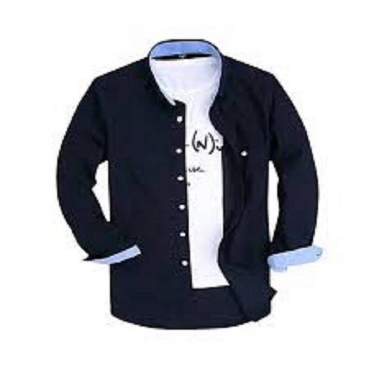New stylist  printed  Long sleeve Casual  Combo shirt for men