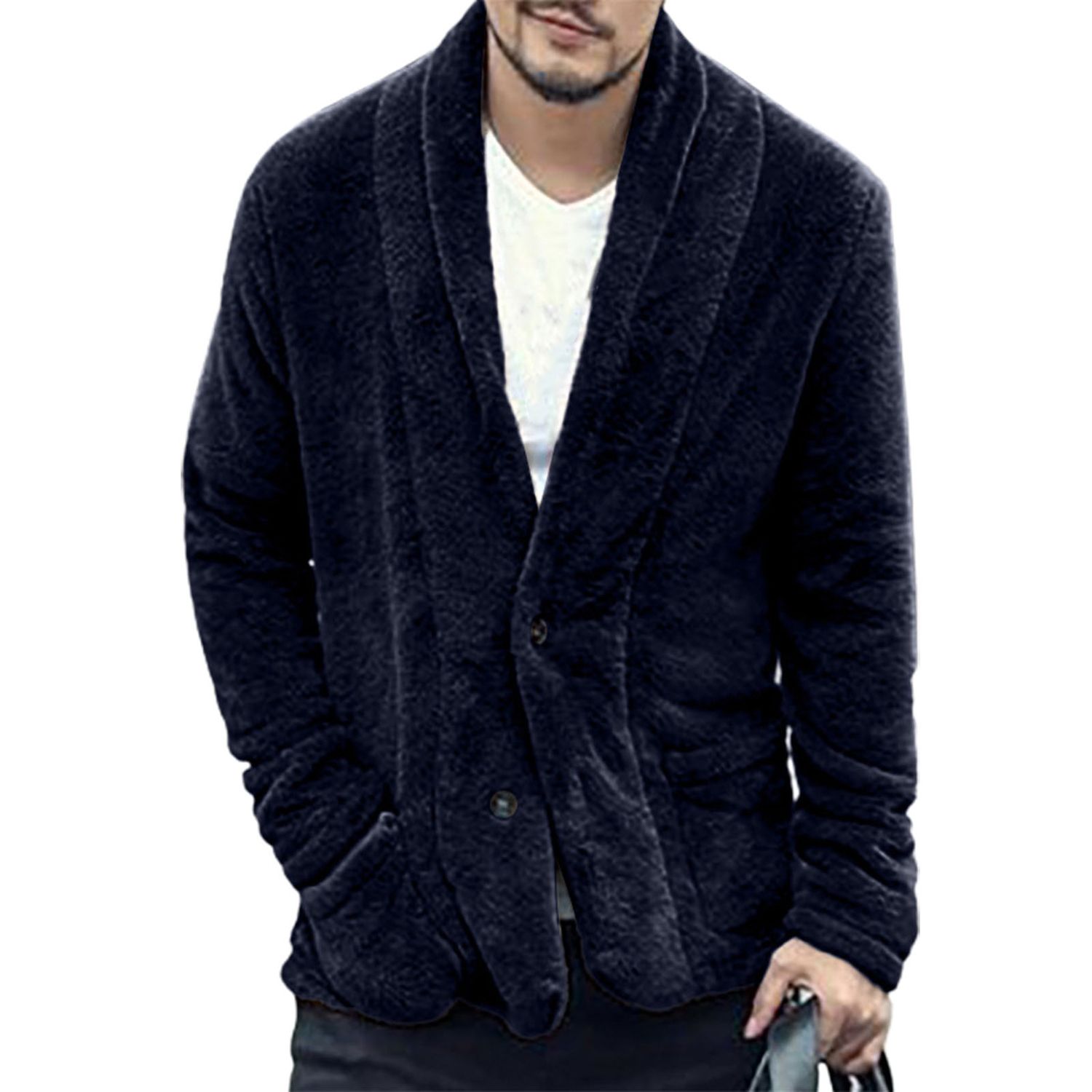 Winter Coat Long Sleeve Wear Resistant Men Coat