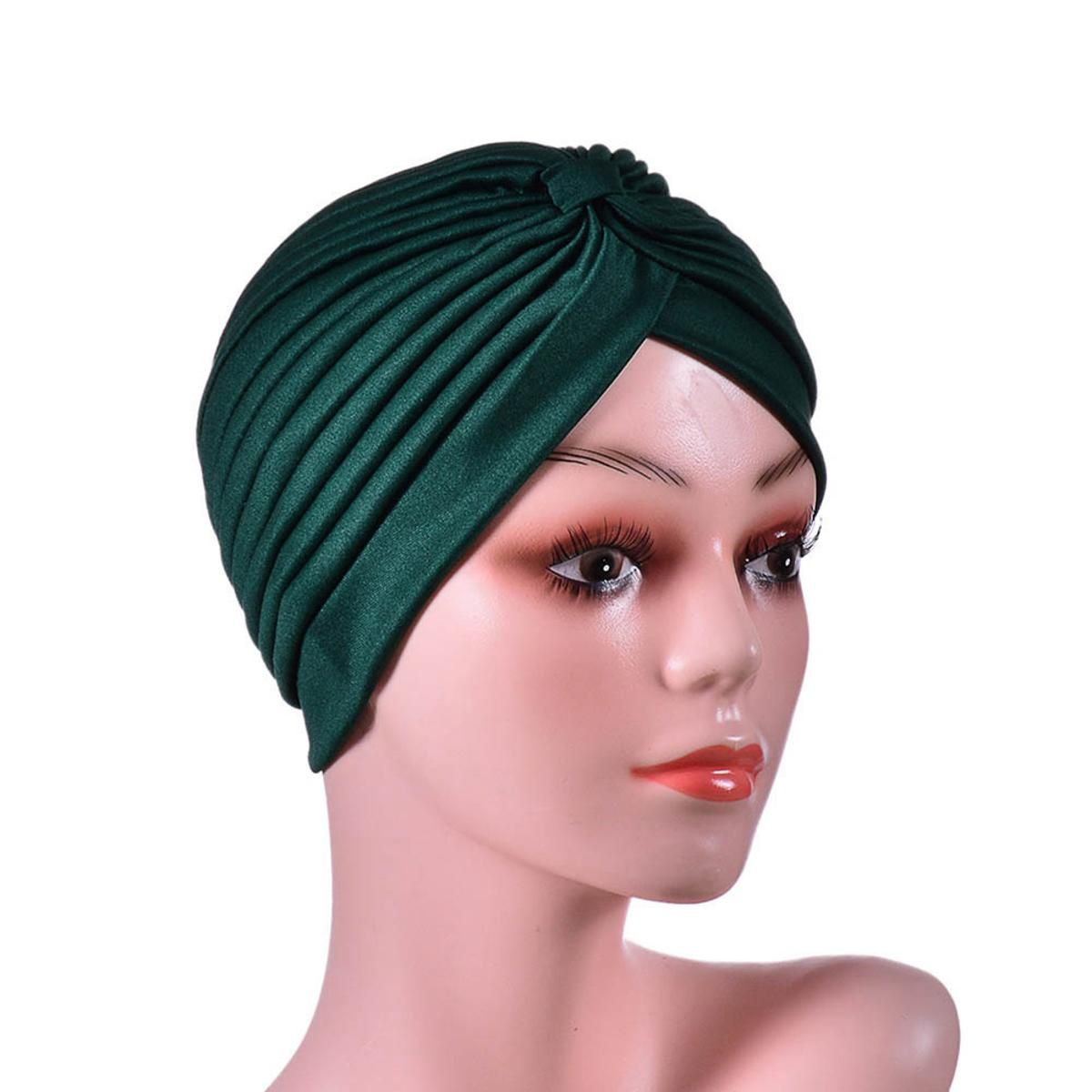 【ALLGOOD】Ladies Twist  Indian Hat  Toe Cap Indian Style Turban Hat