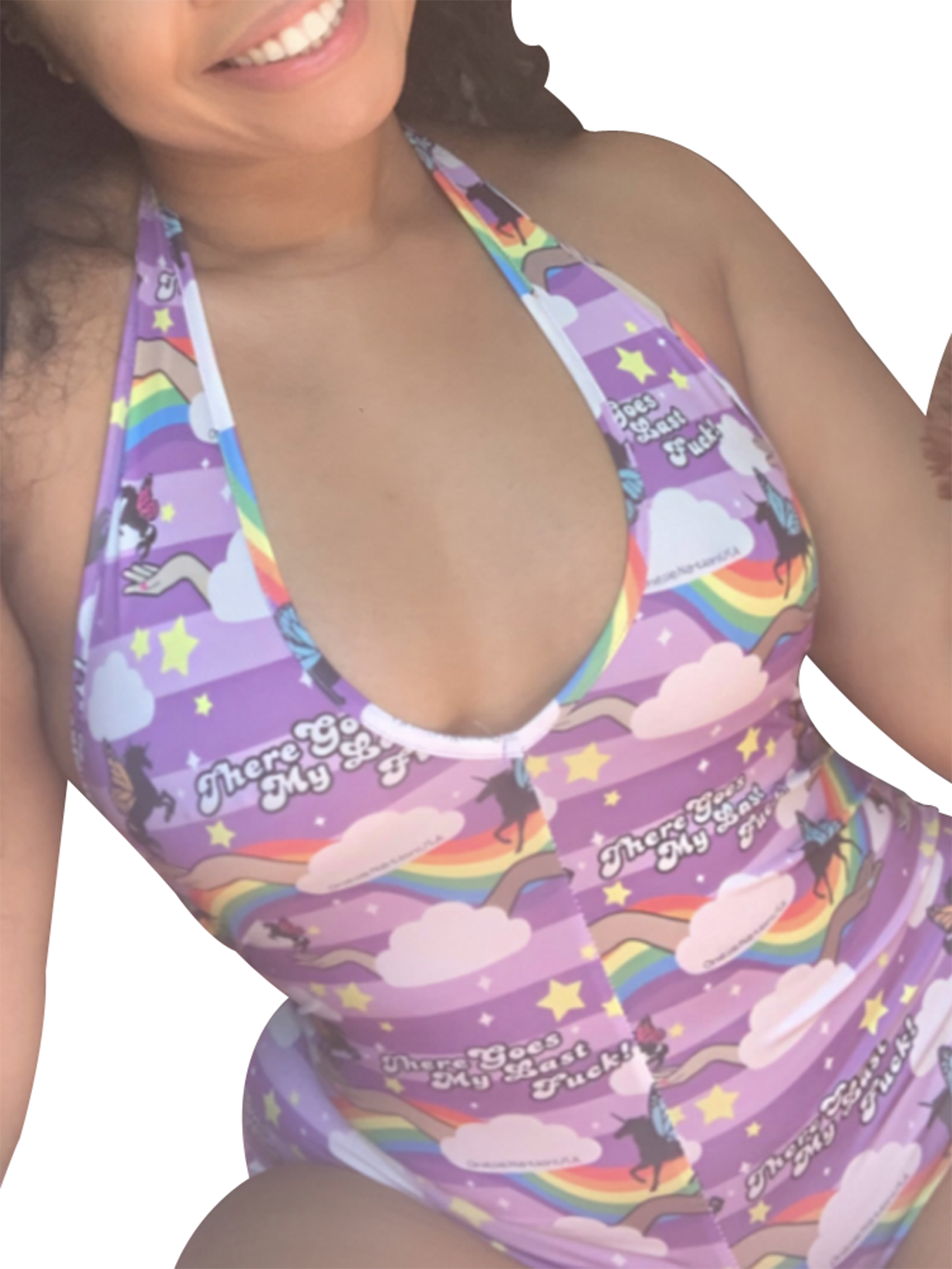 Women Jumpsuit Fashionable Rainbow, Sun Flower or Hearst Patterns Sling Deep V-Neck Patchwork Bodyco