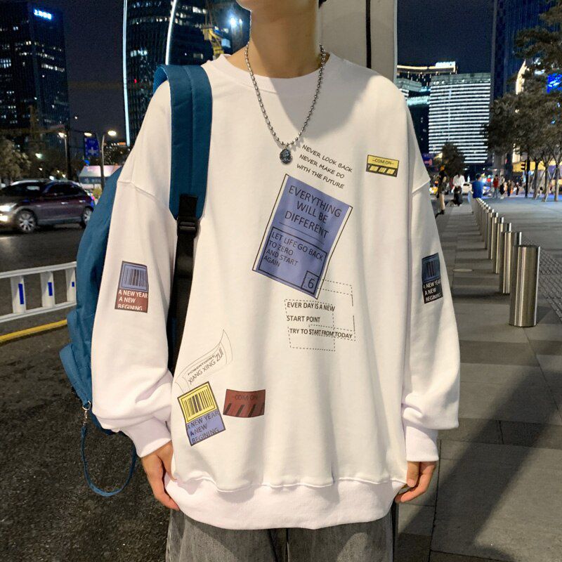 Men Hoodies Sweatshirt Men's We Loose  Hop Punk Pullover Streetwear Casual Fashion Women Clothes Oversized