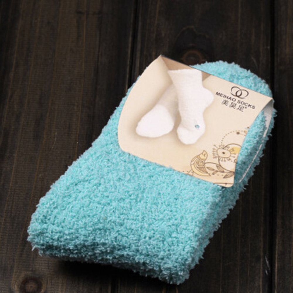 Fashion  Style Women Socks Autumn Winter Plush Socks Needles Knitted Socks