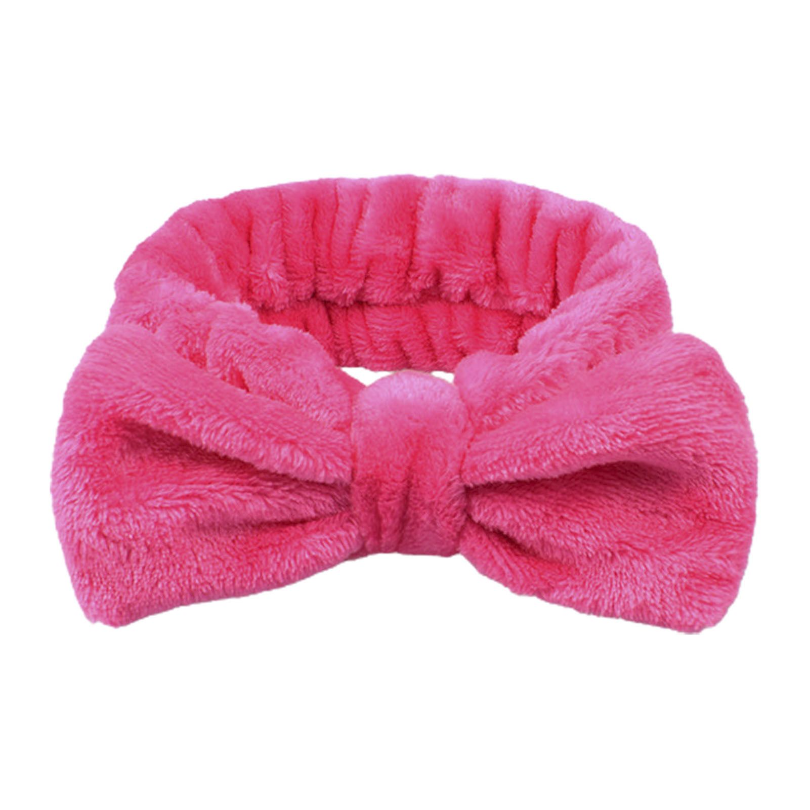 Women Hair Band Breathable Soft Coral Fleece Spa Hairband