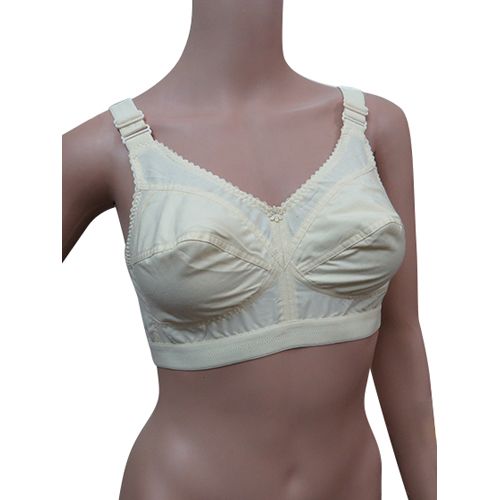 Soft And Comfortable Cotton GUDDI Bra - Indian Off-32