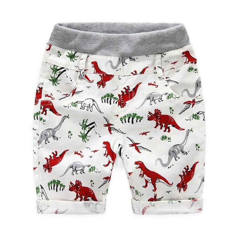 Kids Boys Shorts Children Beach Wear Dinosaur Boys Bottom Pants