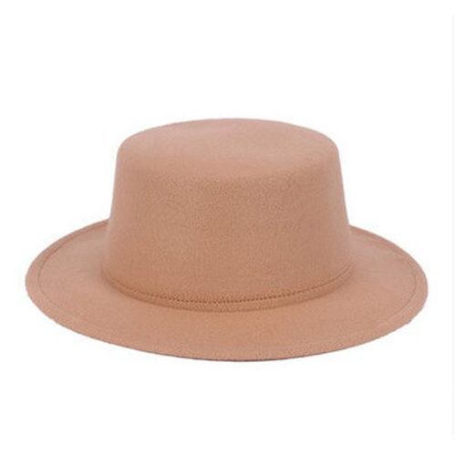 2020 Fashion Womens Unisex Wool Hat Vintage Hat Wide Brim Cap Winter