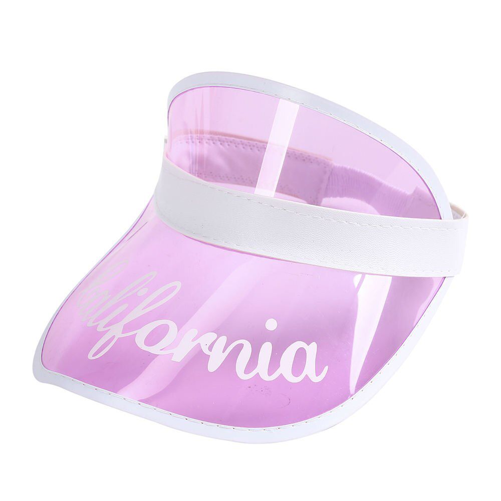 Kajeer Summer Unisex Women Men Baseball Cap Color Empty Top Plastic PVC Sunshade Hat Visor Caps Bicycle Hat