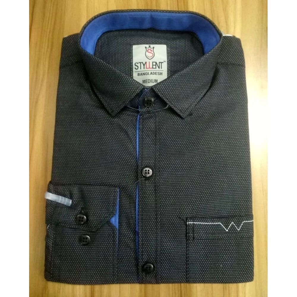 Styllent Men's Regular Fit Full Sleeve Cotton Casual Shirt