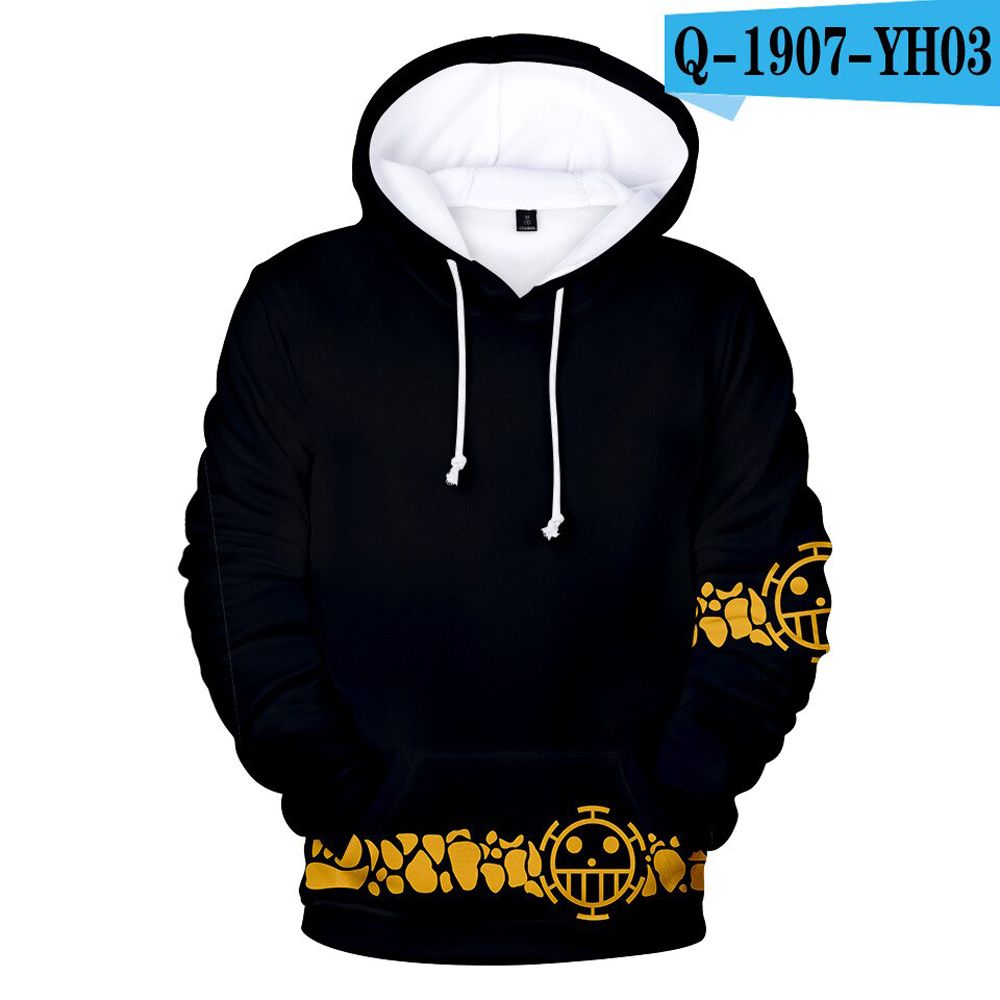 Newest  Whitebeard Pirates Hoodies Portgas D Ace Streetwear Printed Men/women Anime Cartoon Winter Jacket Sweatshirt
