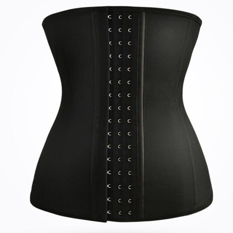waist trainer latex modeling s corsets steel slimming sheath belly cincher Shapewear fitness corset reduce belt girdle fajas