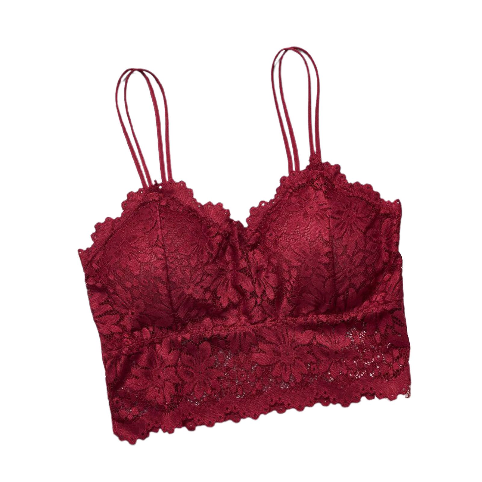 Lady Bra Spaghetti Straps Seamless Stretchy Women Vest Bra