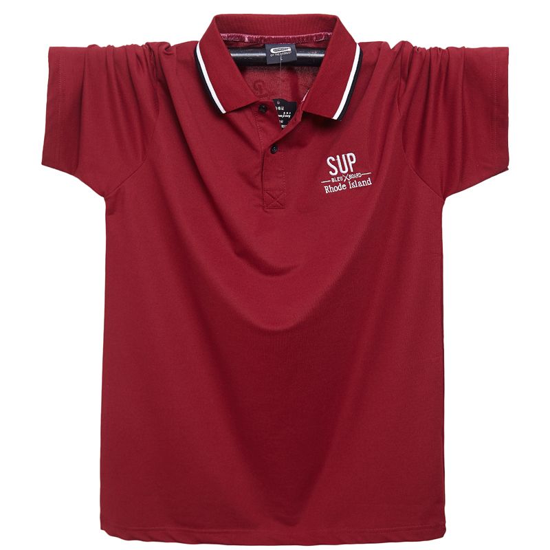 Mens Polo Shirt For 130kg Fat Big and Tall Man Brands Camisa Polo Masculina Plus Size M L XL XXL XXXL 4XL 5XL
