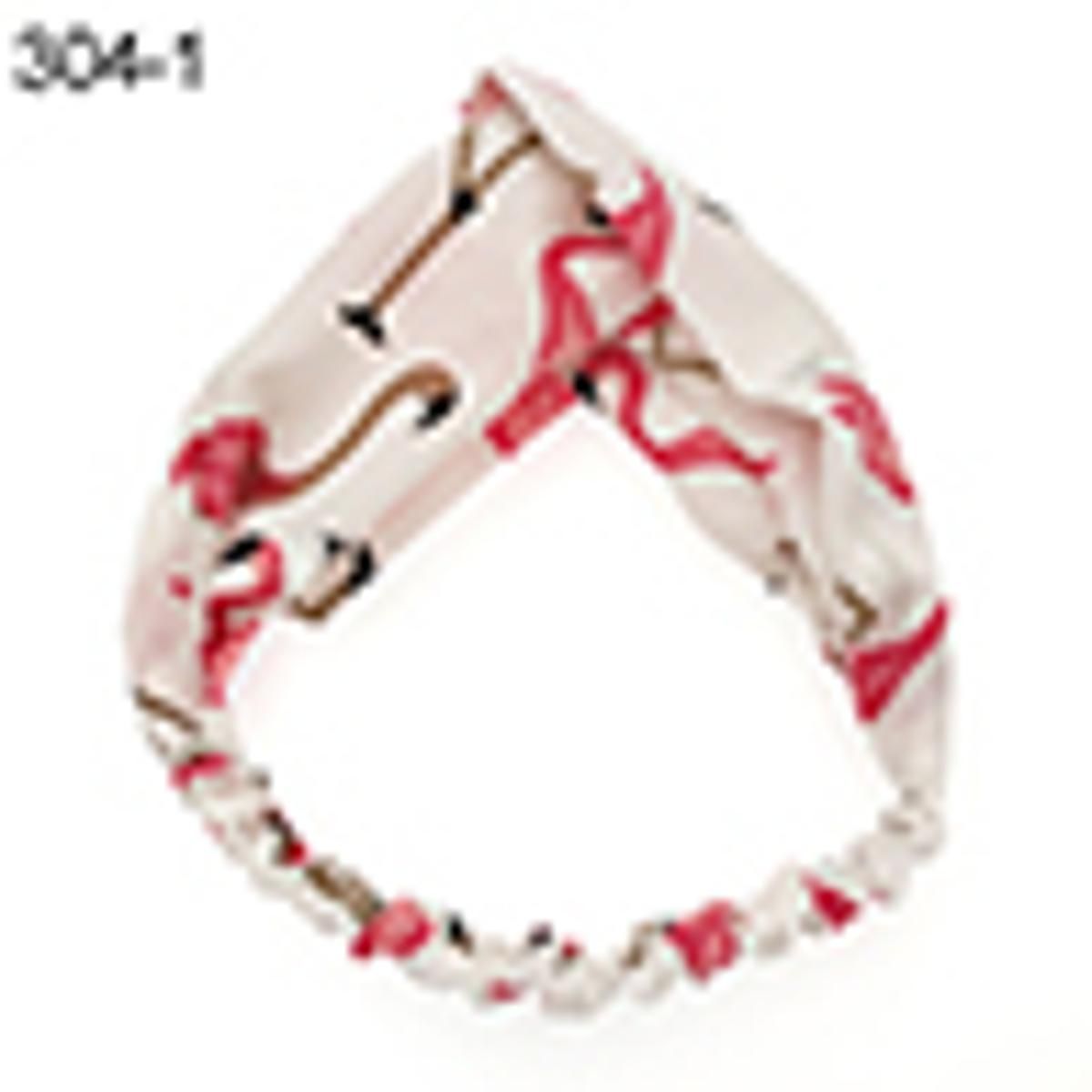 Refreshing Flamingo Elastic Girl Hairband Fe Washing Headwear Decoration