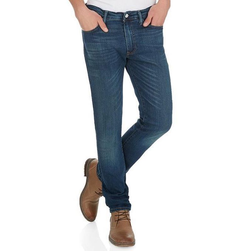 Navy Blue Denim Jeans for Men